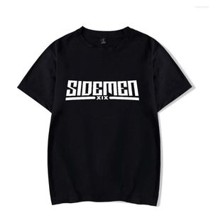 Magliette da uomo Sanders Sidemen Maglietta Girocollo Manica corta Tee Donna Uomo T-shirt 2023 Stile casual Abiti divertenti