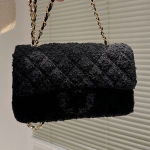 Designer Women Cf Tweed Quilted Mini Crossbody Borse France Paris Luxury Brand C Houndshooth Wooline Bils Bags Lady Cross Body Chain Cint Cinp Cingeny Borse Messenger