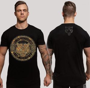 Erkek Tişörtleri Tasarımcı Rhinestone Asya Sizet-Shirt Hip Hop Erkek Hediyeleri Markası