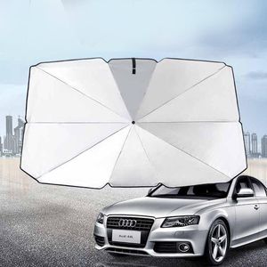 Umbrellas 125cm/145cm Fold Car Windshield Sun Shade Umbrella UV Protection Cover Front Sunscreen Insulation Window