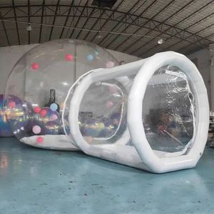 Kids Party Clear Inflatable Bubble Tent With Balloons Inflatable Bubble House Tent For Outdoor Dates Camping