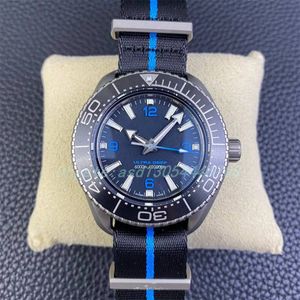 2023 VS factory Titanium case 45.5 MM 8912 mechanical movement 600 M Stainless steel strap Ceramic bezel Sapphire crystal glass Super waterproof Diving watches