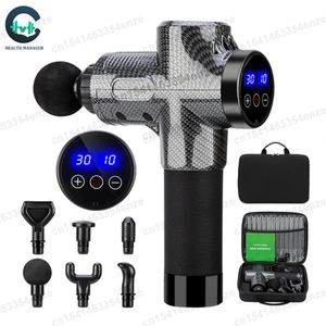 Full Body Massager Health MANager Massage Gun Muscle Relax Body Relaxation Electric Massager With Portable Bag Therapy Gun For Fitness 230211