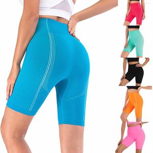 Women Leggingi Kobiety Wysoka talia W treningu Wymagania Krótkie krótkie fitness Krótki szarpnięcie Burning