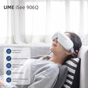 Eye Massager Ume Ise 906Q Eye Massager Airbag Vibration Eye Care Electric Massager With Music lindrar trötthet Dark Circles 230211