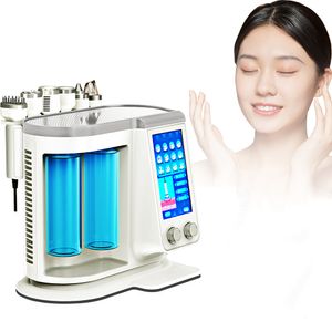 Annan sk￶nhetsutrustning 6 i 1 7in1 Hydra Dermabrasion Skin Peeling Cooling Bio Microcurrent Oxygen Gun RF Face Lift Plasma Jones Hydro Water Cleaning LED Mask