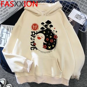 Women's Hoodies & Sweatshirts Kawaii Aesthetic Genshin Impact Hu Tao Funny Cartoon Women Cute Anime Harajuku Sweatshirt Graphic Hoody Female