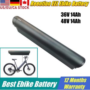 Reention EEL E-Bike-Akku 36 V 10,4 Ah 14 Ah für Ride1up Core 5 Ersatzakku 48 V 14 Ah 350 W 500 W 750 W Elektrofahrrad-Akku