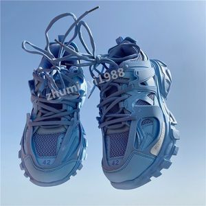 مصمم للنساء الفاخرة للرجال مسار الأحذية غير الرسمي 3.0 LED حذاء رياضة مضاءة Gomma Leather Trainer Nylon Platform Sneakers Men Men Trainers Shoes 36-45 Zym2