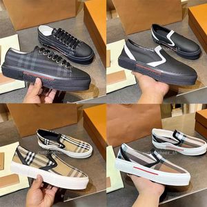 M￤n kvinnor casual skor vintage sneakers kontrollerad bomull l￥g top sneaker designer tr￤nare randig tryckt check tr￤nare duk mocka sko