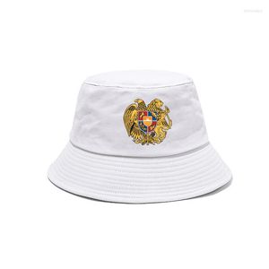 Berets Armenia Bucket Hats Cool Outdoor Cap Summer Sunscreen Fisherman Hat