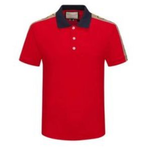 디자이너 남성 폴로 셔츠 반팔 티셔츠 오리지널 싱글 옷깃 셔츠 자켓 스포츠웨어 조깅 슈트 M-3XL