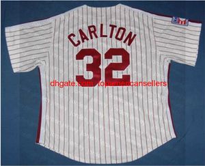 Niestandardowe koszulki baseballowe 2008 W S Jersey 5 Pat Burrell 58 Jonathan Papelbon 32 Steve Carlton 20 Mike Schmidt 100% zszyty BA