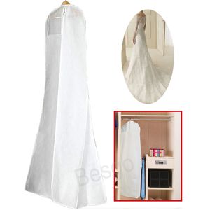 Hochzeit Braut Dressing Staubdichte Taschen Kleidungsstück Kleidung Anzug Mantel Staubschutz Mit Reißverschluss Hause Kleiderschrank Kleid Lagerung Abdeckung Tasche BH8218 TQQ