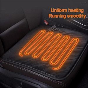 Bilsätet täcker varmare uppvärmning som inte glider snabb värmningsomkopplingskontroll Keep Warm USB 12V Uppvärmd kudde