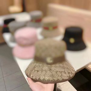 Luxury Bucket Hats Dedigner Wide Brim Letter Ambroidered Casual Fashion Sunshade