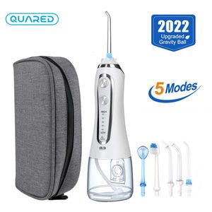 Other Oral Hygiene Irrigator Portable IPX7 Waterproof Dental Flosser Jet USB h2ofloss Floss Tips Teeth Cleaner 230211