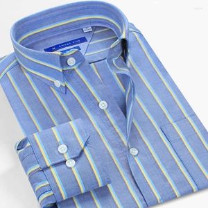 Camicie casual da uomo Smart Five Abbigliamento da uomo Abito a maniche lunghe Camicia da uomo da uomo a righe slim fit 2023 Chemise Homme