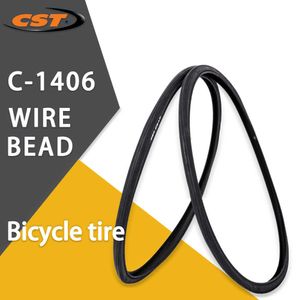 Cykeldäck 700x23c CST C1406 Wire Bead Bicycle Tire of Road Bike Däck 23-622 0213