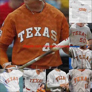 Baseballtröjor New College 2021 NCAA Longhorns College Baseballtröjor Brandon Belt Roger Clemens Ty Madden Trey