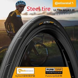 Continental ULTRA SPORT III unfoldable bicycle tire 700*23/25c Road Bike Wire Tires Cycling parts road bike tires 0213