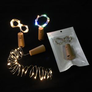 LED String Light Night Fairy Light Multi -Kolor Stopper Butelka wina Kork w kształcie Crestech168