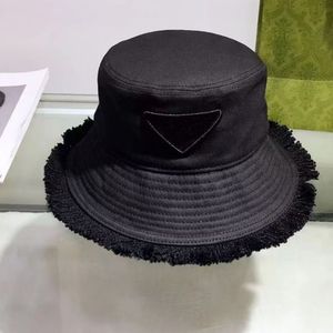 Luksusowi projektanci kapelusze typu Bucket dla kobiet trójkątna czapka Casquette Men Fisherman Caps