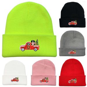 Bollmössor Snap Back Trucker Män och kvinnor Baseball Hat Autumn Winter Cartoon Christmas Print 2D Bekväm mammor Life Cap