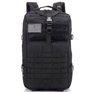 Ikon 34L Tactical Assault Pack ryggsäck Army Molle Waterproof Bug Out Bag liten ryggsäck för utomhus vandring camping jaktbl288r