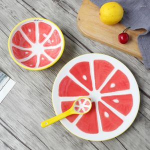 Placas Creative Cerâmica Fruta Fruta Infantil Bowl Bow