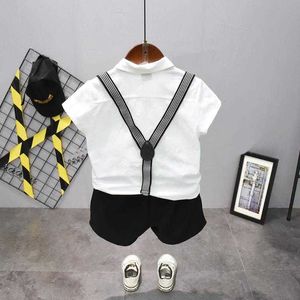 Set di abbigliamento per bambini Set di vestiti da uomo in cotone per bambini Tempo libero Sport Bambino Bambini Ragazzi Vestiti estivi Taglia Anno