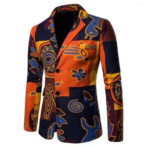 Ternos masculinos de estilo africano Man Blazer Casal e casaco de linho com costura design de moda masculina da moda