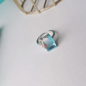 Fedi nuziali solitarie per donna anelli in argento sterling con zaffiro anelli di fidanzamento impilabili con diamanti anello per coppia anelli di promessa ovali animali con fiori set regalo 18k