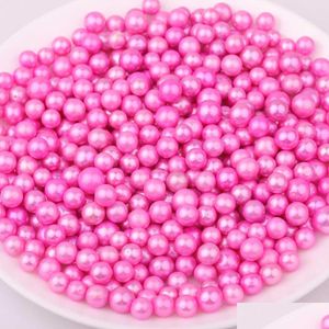Pearl Hurtowa mieszanka kolorów 7 511 mm okrągłe różowe edison luźne perły akcesoria biżuterii DIY Prezent dla kobiet impreza upuszcza dhorn