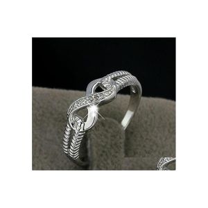 Cluster Rings 8 Свадьба для женщин Мужчины Простые классические группы пары базовые ювелирные изделия доставка DHWX1