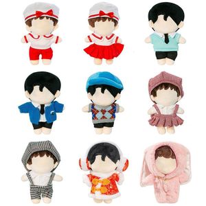 Puppenkleidung für 20 cm Idol Accessoires Plüsch -Outfit -Kleidung Pullover gefülltes Spielzeug Korea Kpop EXO 230213