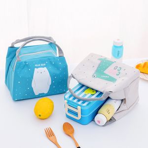 Cartoon Lunch Bag Portable Outdoor Lunch Work Office Worker Student Lunch Box Bag