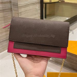 Çanta cüzdan omuz crossbody tote çanta messenger çantası yeni sırt çantası çiçek kare zincir debriyaj kılıfları cüzdanlar cüzdanlar 2021 Luxur2540