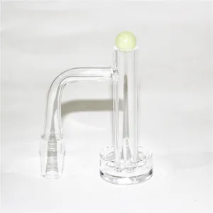 Wasserpfeifen Auto Spinner Quartz Banger Bangers Smoke Nail mit 1 Stück 6 mm Rubin-Terp-Perlen, 1 Stück Dichro-Glas-Vergaserkappe und Quarzpille für Dab Rig