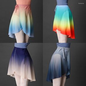 Scene Wear Fairy Ballet Kjol Female Chiffon Costume Ballerina Outfit Classical Dancewear Sheer Lyrical Dancer JL3511