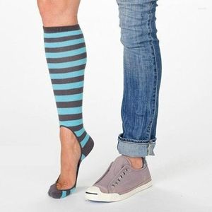 Kvinnors strumpor 1Pair Compression Sockings unisex Varicose Veins Elastic Pressure Invisible Strumps Sleep Feet Ven Behandling