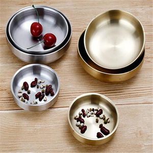 Plates Stainless Steel Seasoning Dish Plate Multipurpose Snack Saucers Round Sauce Kitchen Rice Container Picnic Use Tableware