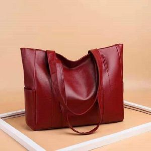 Borse da sera Borsa tote grande Borsa in pelle da donna Nero Verde Borse grandi per il 2023 Borsa da lavoro da donna di lusso con tracolla rossa