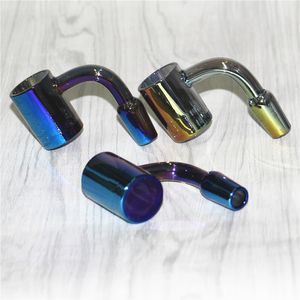 Narghilè Placca 25mm Grande Banger al quarzo Ciotola per bruciatore a nafta con 10mm 14mm Giunto per unghie maschio femmina Per vetro Bong Bubbler Rig