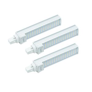 5W G24 E26 Lampadina 2-Pin Plug-in Orizzontale Retrofit Lampade 9W Sostituzione 85V-265V 180ﾰ Angolo di visione Lampadina da incasso verso il basso Bianco caldo 3000-3500K crestech