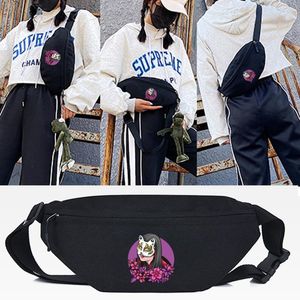 Waist Bags Mask Printing Fanny Pack Female Sports Fashion Chest Handbag Unisex Bag Ladies Packs Shoulder Purse