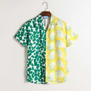 Designer skjortor sommar shoort män hylsa casual mode lösa polos strandstil andningsbara tshirts tees kläder 17 färger storlek m-3xlcs5y