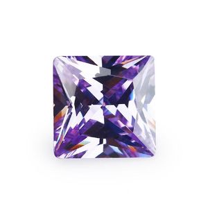 Löst diamanter grossist Facotry Direct Mix Color 30 st/ väska 10x10 mm asscher fasetterad klippform 5a VVS kubiska zirkonium för jude dhcqp
