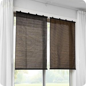 Curtain 135x60cm Self-Adhesive Pleated Blinds Half Blackout Windows For Kitchen Bathroom Balcony Shades Coffee/Office Window