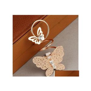 Кольца Band Congagement Оптовая ясная элегантная преувеличенная для женщин моды прекрасная Aneis Bijouterie Drop Delivery Jewelry Dh3hu